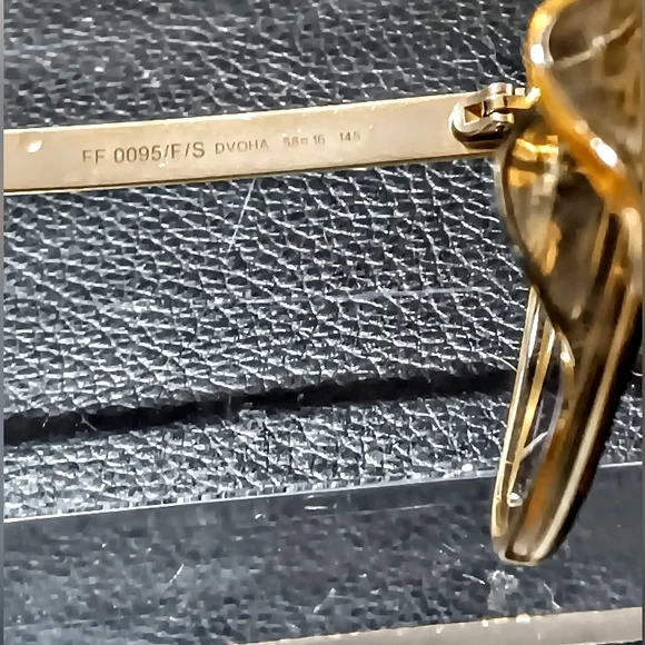 FENDI BROWN TORTOISE/ GOLD - Picture 5 of 10